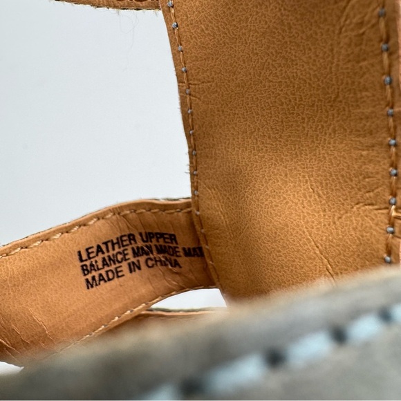 BOC Born Bartley Wedge heel sandal Leather Blue - Picture 5 of 10